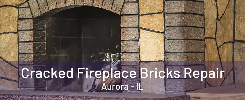 Cracked Fireplace Bricks Repair Aurora - IL